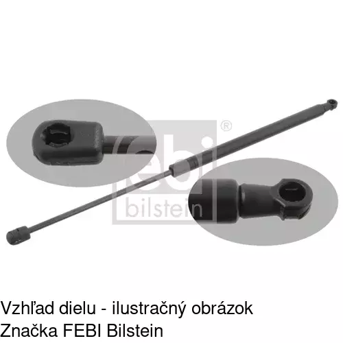 Plynová pružina 4057AB1 /POLCAR/ - obr. 1