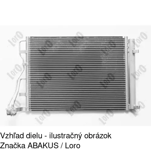Chladiče klimatizácie 40D1K82X /POLCAR/ - obr. 1