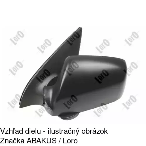 Vonkajšie zrkadlo POLCAR 4103523E