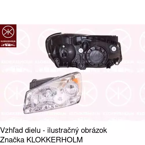 Hlavný reflektor 4113101E /POLCAR/