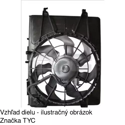 Ventilátory chladičov 411423W2X /POLCAR/ - obr. 2