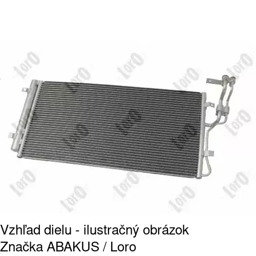 Chladiče klimatizácie 4148K8C2S /POLCAR/ - obr. 1