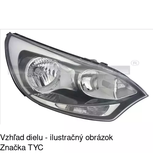 Hlavný reflektor POLCAR 41B109-E