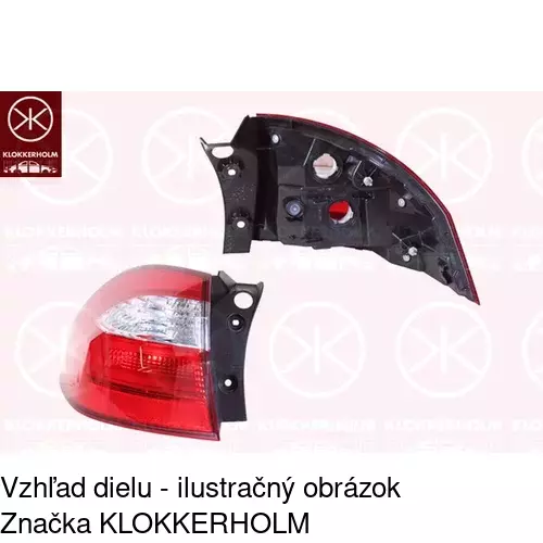 Zadné svetlo 41B188-E /POLCAR/ - obr. 1