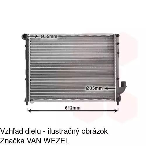 Chladiče vody POLCAR 4207082X