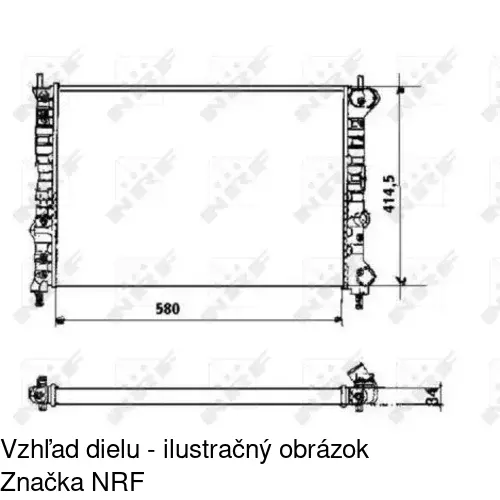 Chladiče vody POLCAR 4211082X