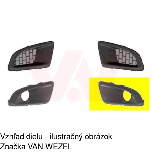Kryt v nárazníku 421727-3 /POLCAR/ - obr. 1