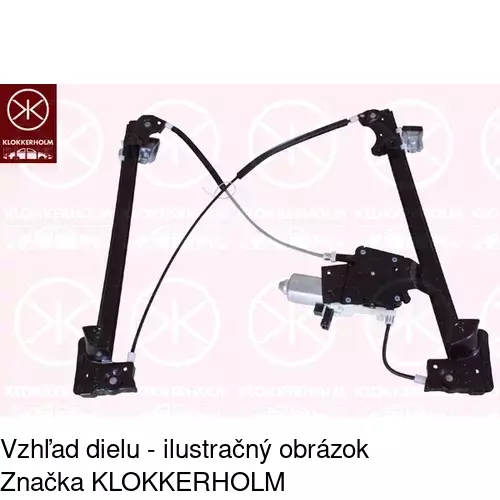 Elektrický mechanizmus okna dverí 4311PSE2 /POLCAR/ - obr. 1