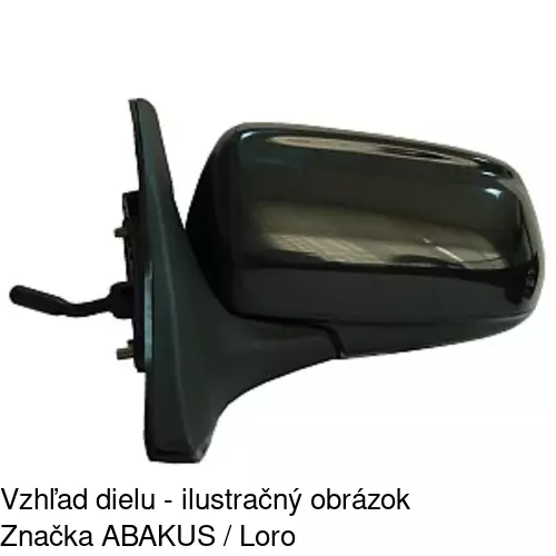 Vonkajšie zrkadlo 4509521M /POLCAR/ - obr. 2
