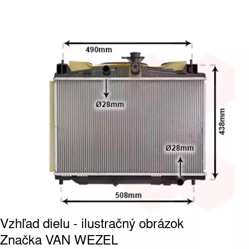 Chladiče vody 453308-1 /POLCAR/ - obr. 1