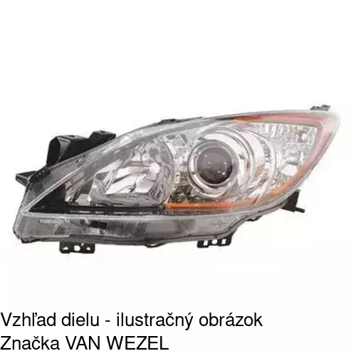 Hlavný reflektor 454209-E /POLCAR/ - obr. 2