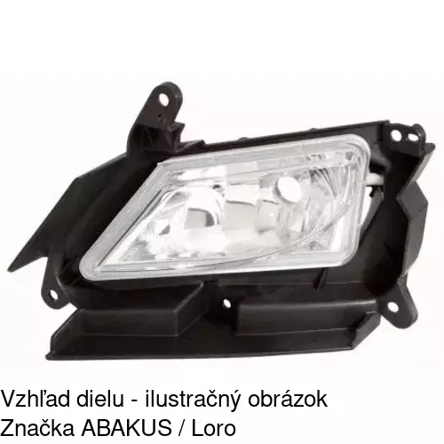 Hmlové svetlo - predné 454229-E /POLCAR/ - obr. 2