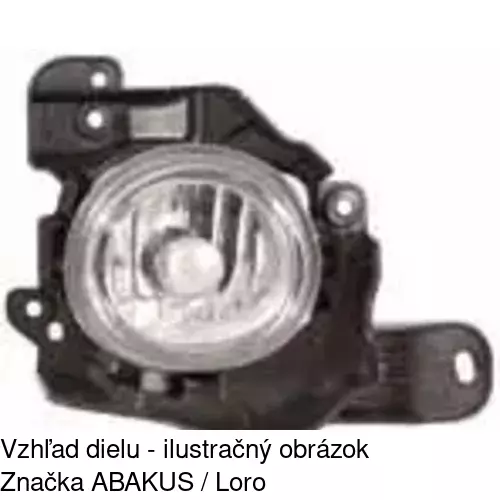 Hmlové svetlo - predné 454229-E /POLCAR/ - obr. 4