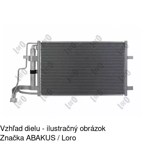 Chladiče klimatizácie 4542K8C1S /POLCAR/ - obr. 1