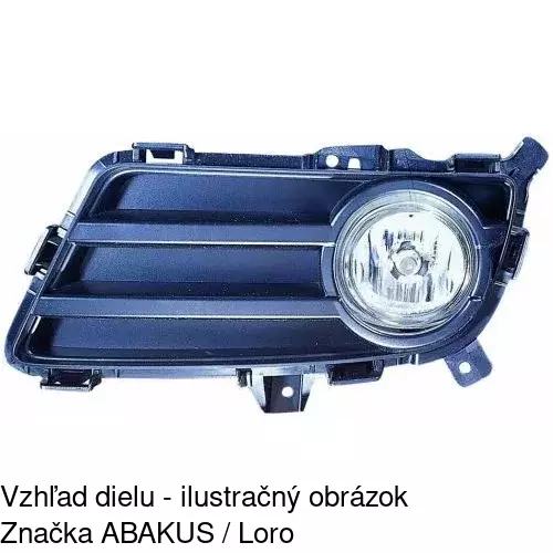 Hmlové svetlo - predné POLCAR 4550300E