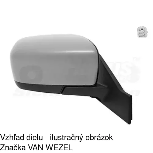Vonkajšie zrkadlo 4550524S /POLCAR/ - obr. 2