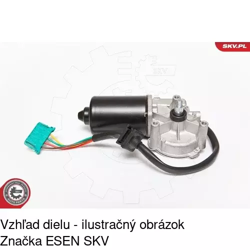 Motorček stieračov 5002SWP2 /POLCAR/ - obr. 3