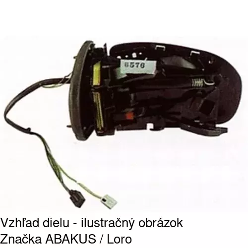 Vonkajšie zrkadlo 5003515M /POLCAR/ - obr. 1