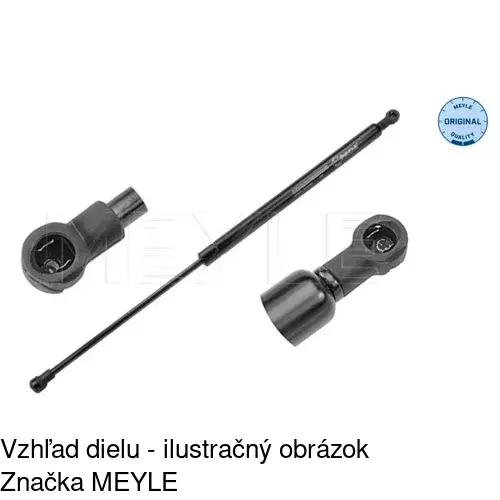 Plynová pružina 5003AB /POLCAR/ - obr. 3