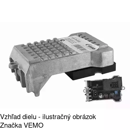 Ovládače klimatizácie 5003KST1X /POLCAR/ - obr. 1