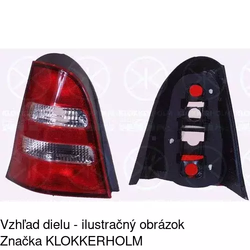 Zadné svetlo POLCAR 5005883X
