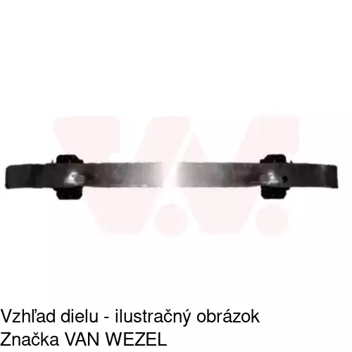 Výstuha nárazníka 500607-3 /POLCAR/ - obr. 1