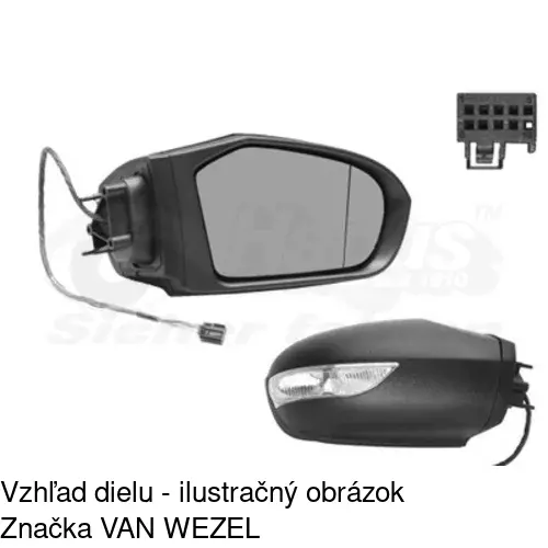 Vonkajšie zrkadlo 5006525M /POLCAR/ - obr. 3