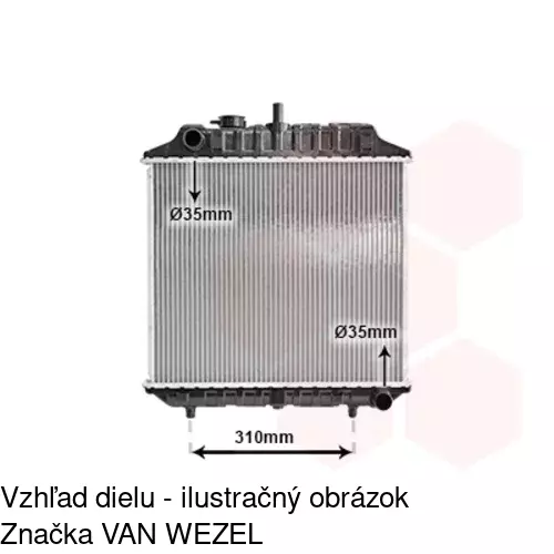 Chladiče vody 501008B1 /POLCAR/ - obr. 1