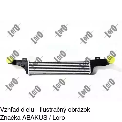 Chladiče vzduchu (Intercoolery) 5015J8-4 /POLCAR/ - obr. 2