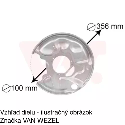 Brzdovy štít 5015OT-5 /POLCAR/ - obr. 3
