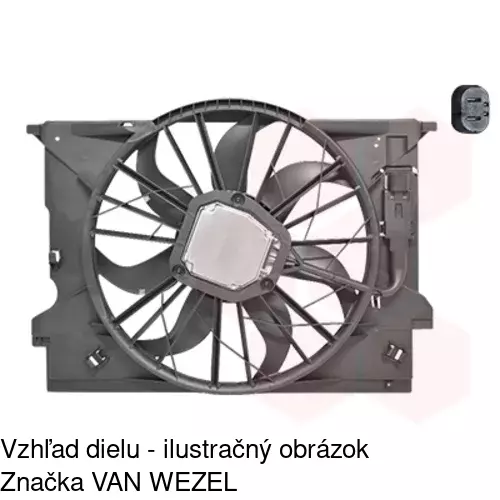 Ventilátory chladičov 501623W1 /POLCAR/ - obr. 4