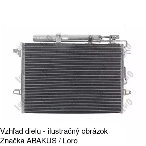 Chladiče klimatizácie 5016K8C1S /POLCAR/ - obr. 5
