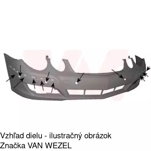 Predný nárazník 501707-7 /POLCAR/ - obr. 1