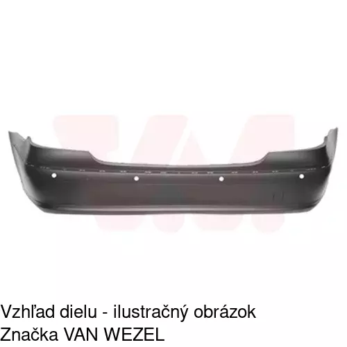 Zadný nárazník POLCAR 501796-1