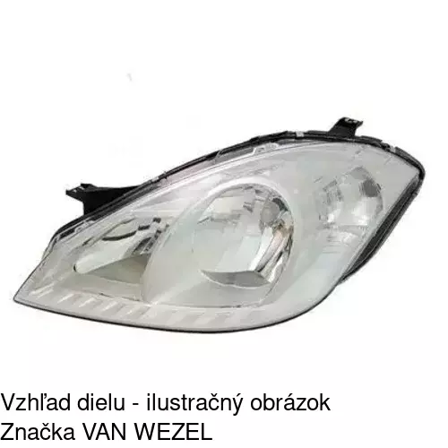 Hlavný reflektor 5021090E /POLCAR/ - obr. 5