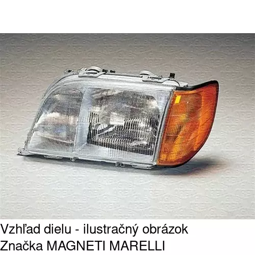 Hlavný reflektor 502410-U /POLCAR/ - obr. 1