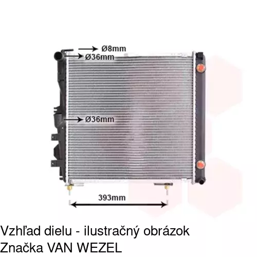 Chladiče vody 502608-1 /POLCAR/ - obr. 2