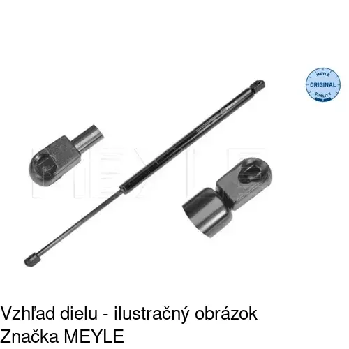 Plynová pružina 5045AB /POLCAR/ - obr. 2