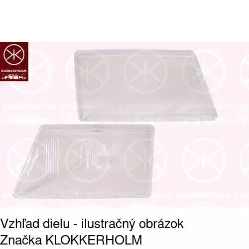 Sklo reflektora 5062120E /POLCAR/ - obr. 1