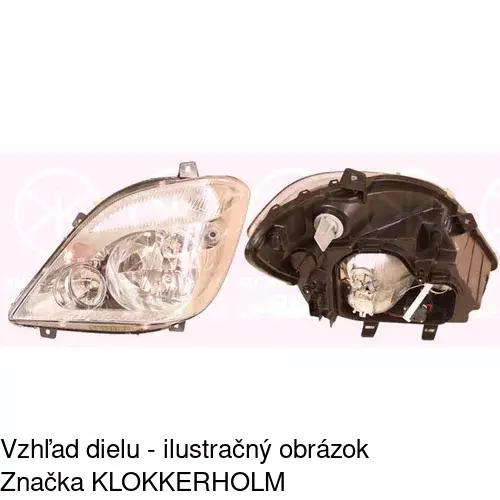 Hlavný reflektor 506509-E /POLCAR/ - obr. 4