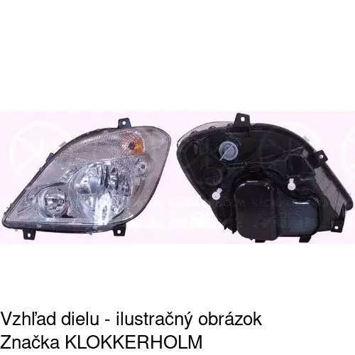 Hlavný reflektor 506510-H /POLCAR/ - obr. 3