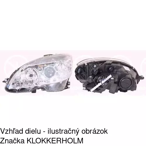 Hlavný reflektor 507009-E /POLCAR/ - obr. 1