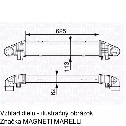 Chladiče vzduchu (Intercoolery) POLCAR 5070J82X