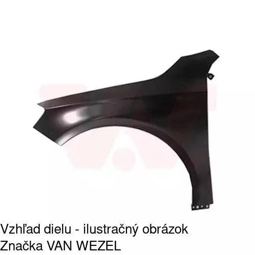 Predný blatník 50C101-1 /POLCAR/ - obr. 2