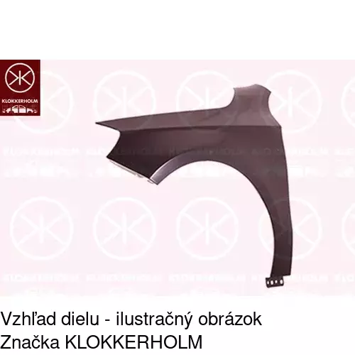 Predný blatník POLCAR 50C102-1