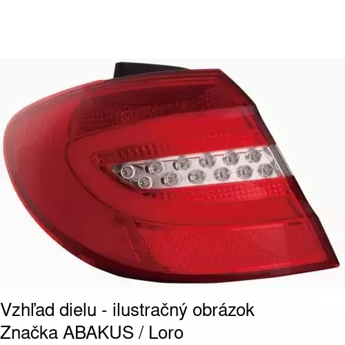 Zadné svetlo 50L1872X /POLCAR/ - obr. 2