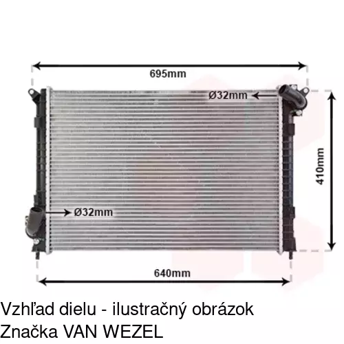 Chladiče vody 510108-2 /POLCAR/ - obr. 1
