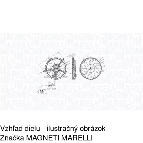 Ventilátory chladičov 510223W1 /POLCAR/ - obr. 1