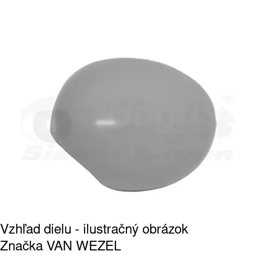 Rám vonkajšieho zrkadla 51B154PM /POLCAR/ - obr. 5