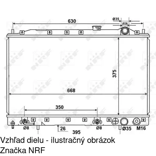 Chladiče vody POLCAR 5216083K